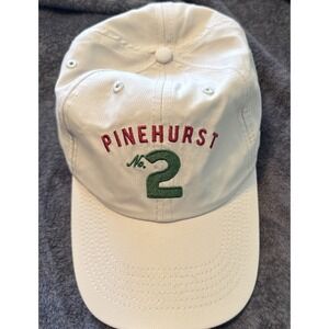 Pinehurst No.2 Rare Members Strap Back Khaki Collection Golf Hat Imperial
